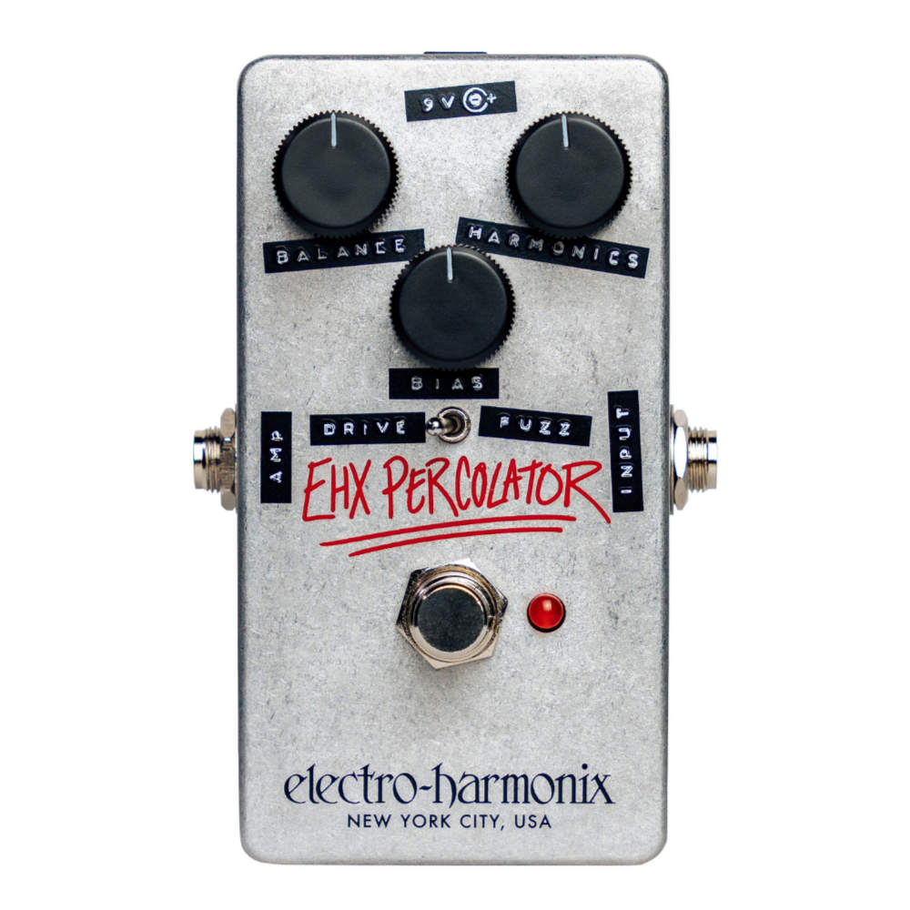 エフェクター ELECTRO-HARMONIX PERCOLATOR FUZZ HARMONIC SATURATOR エレクトローハーモニクス ファズ パーコレイター