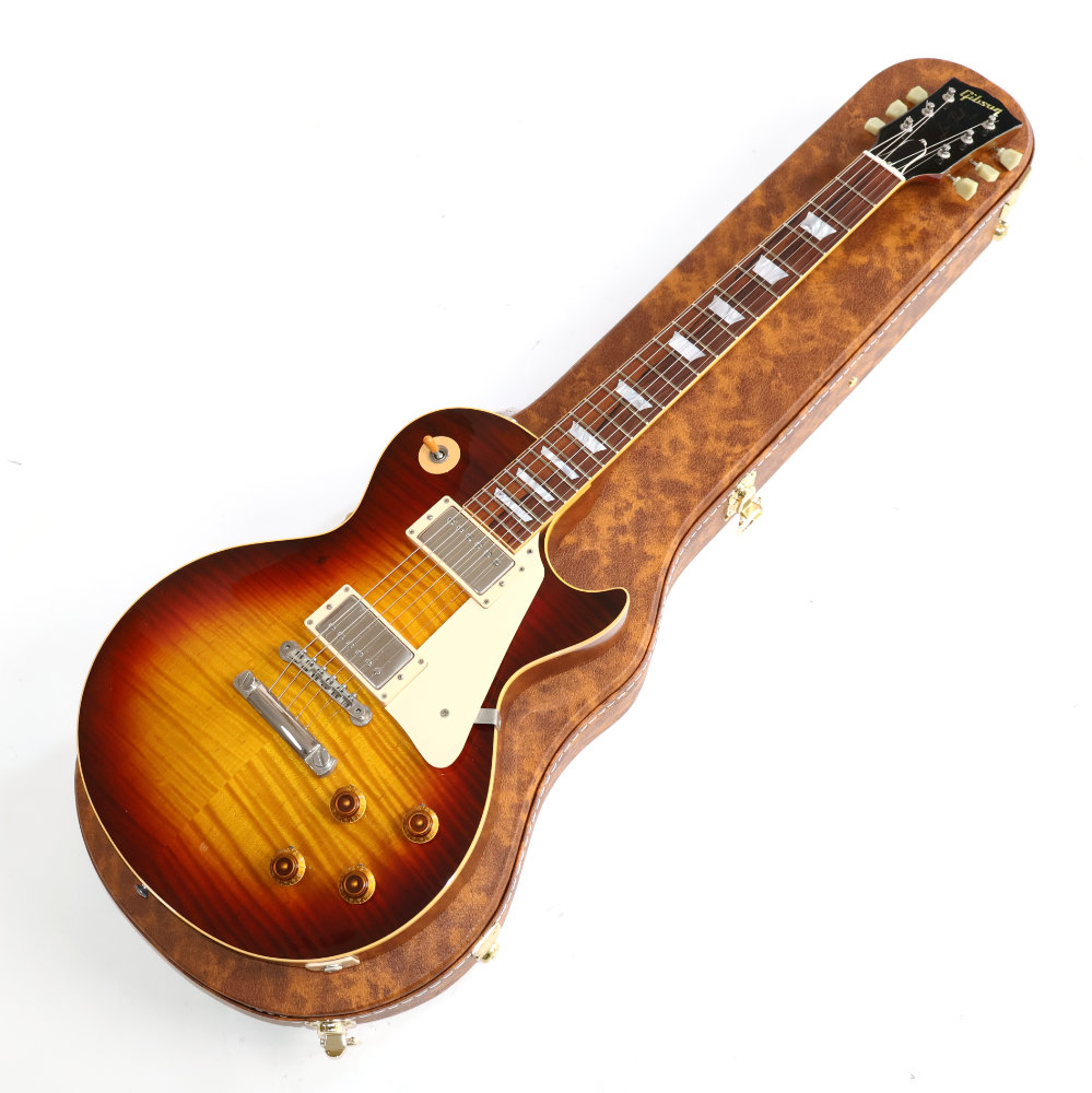 【中古】 エレキギター Gibson Custom Shop Historic Collection 1959 Les Paul Reissue R9 Sunburst 2001年製 4.19kg ワイルドな太いフレイムトップ Good Wood Era ギブソン レスポール