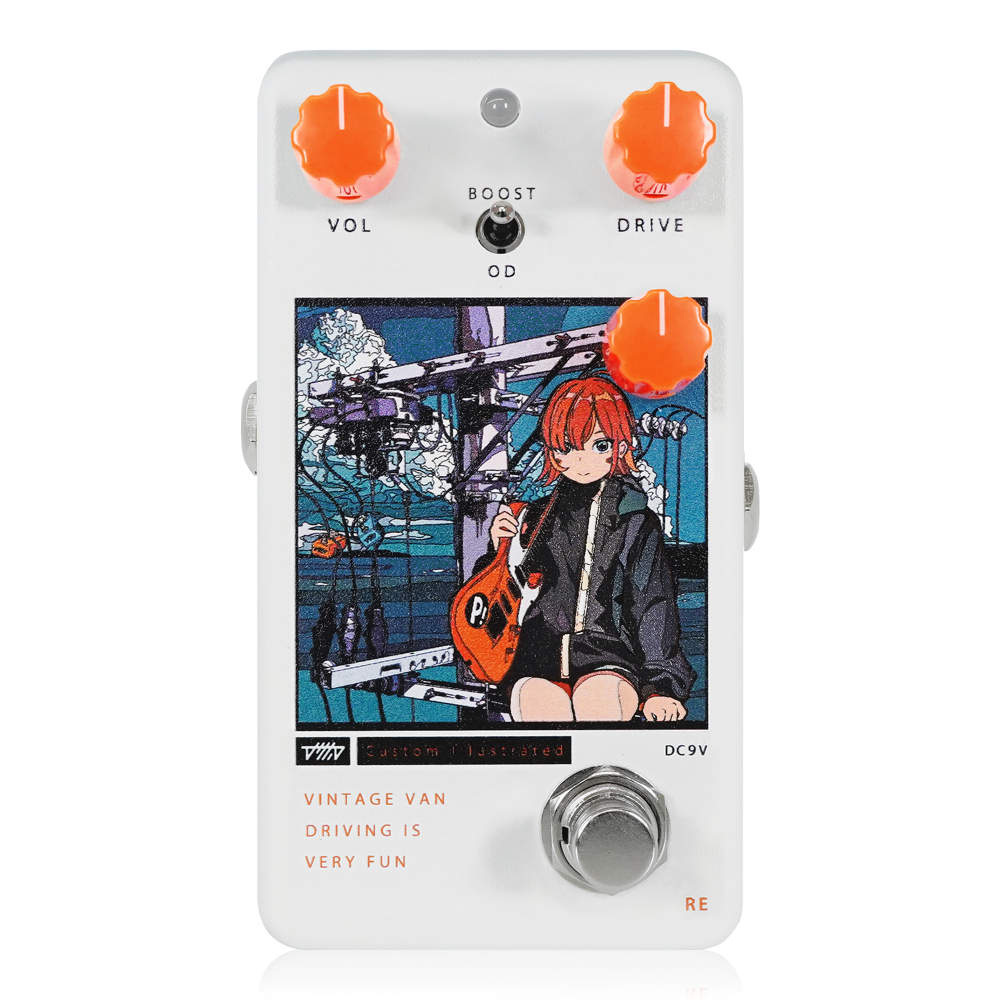 Animals Pedal アニマルズペダル Custom Illustrated VVDIVF アカサカハル 電柱 reprint edition オーバードライブ ギターエフェクター