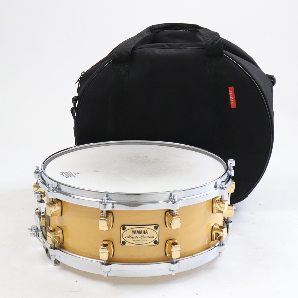 【中古】 スネアドラム ヤマハ YAMAHA MSD0105 Maple Custom 14x5.5 スネアドラム Made in Japan