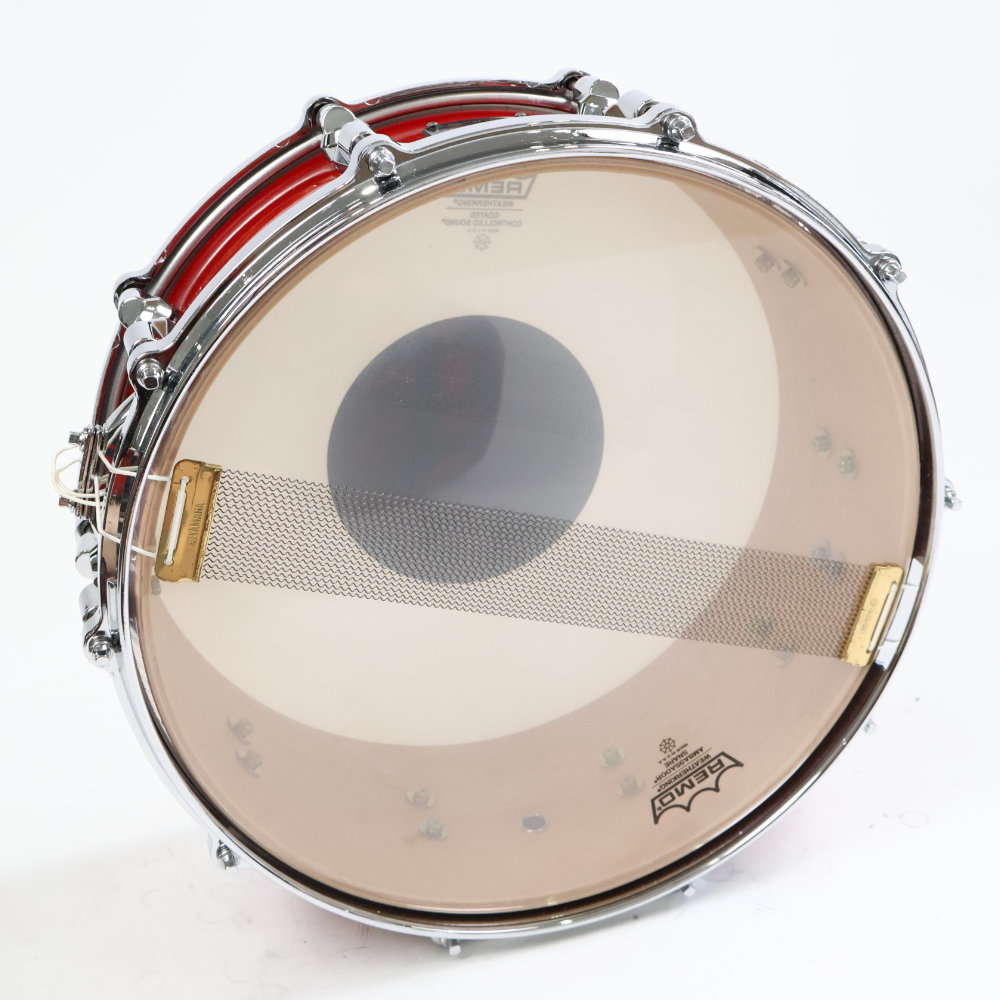 【中古】 スネアドラム ヤマハ YAMAHA ASD0545 Maple Custom Absolute 14x5.5 Made in japan 底面