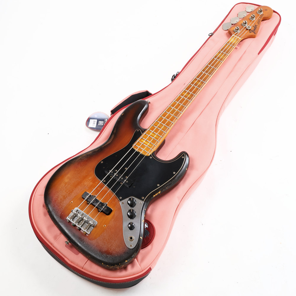【中古】 Fender USA フェンダー Jazz Bass SunBurst 1974年製 ジャズベース ブロックインレイ 4点止めネック エレキベース