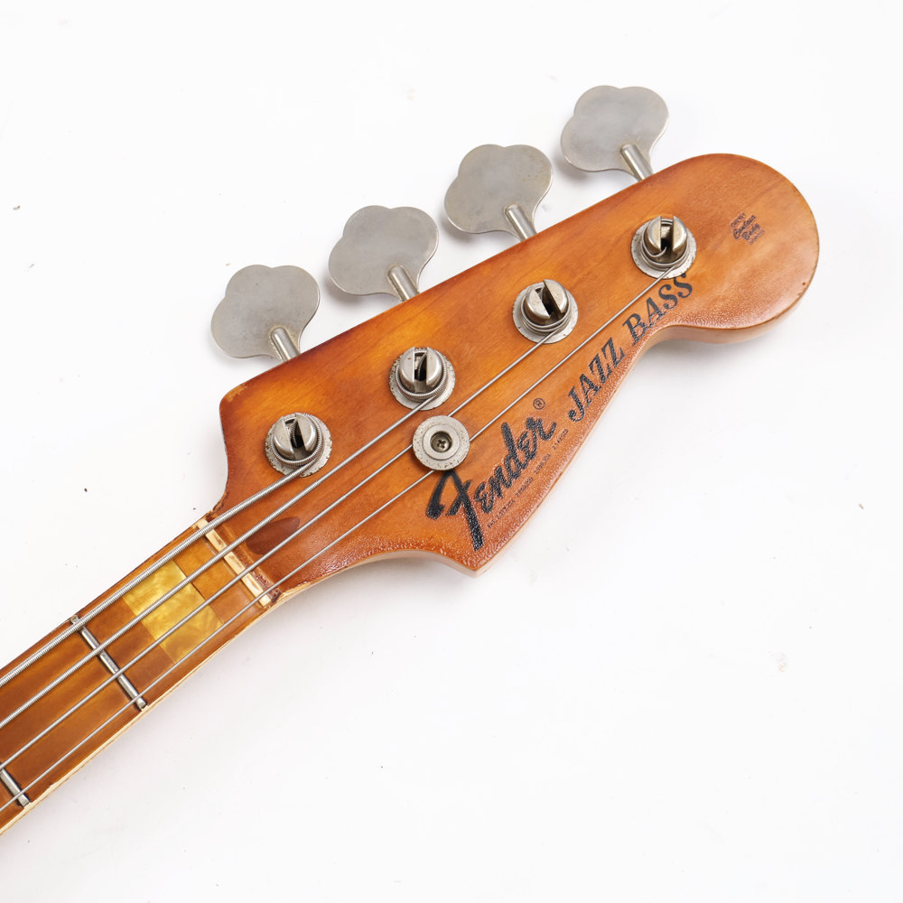 【中古】 Fender USA フェンダー Jazz Bass SunBurst 1974年製 ジャズベース ブロックインレイ 4点止めネック エレキベース ヘッド