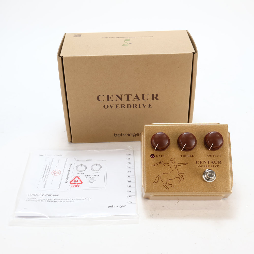 【中古】 オーバードライブ エフェクター BEHRINGER CENTAUR OVERDRIVE ベリンガー ケンタウルス アンプライクオーバードライブ