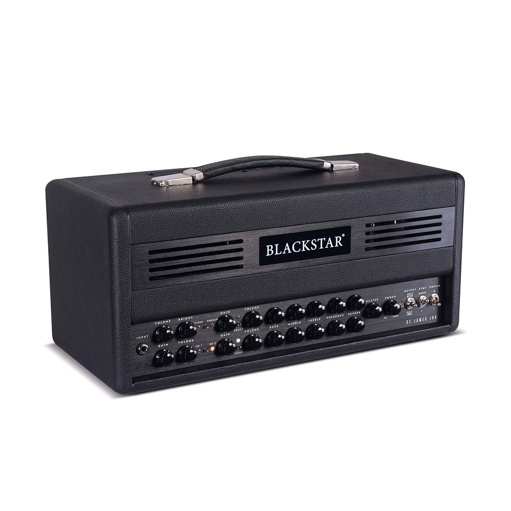 BLACKSTAR ST.JAMES 100 HEAD 100Wヘッド 6L6×2/EL34×2の真空管搭載 軽量 真空管アンプ ギターアンプ ヘッド 全体