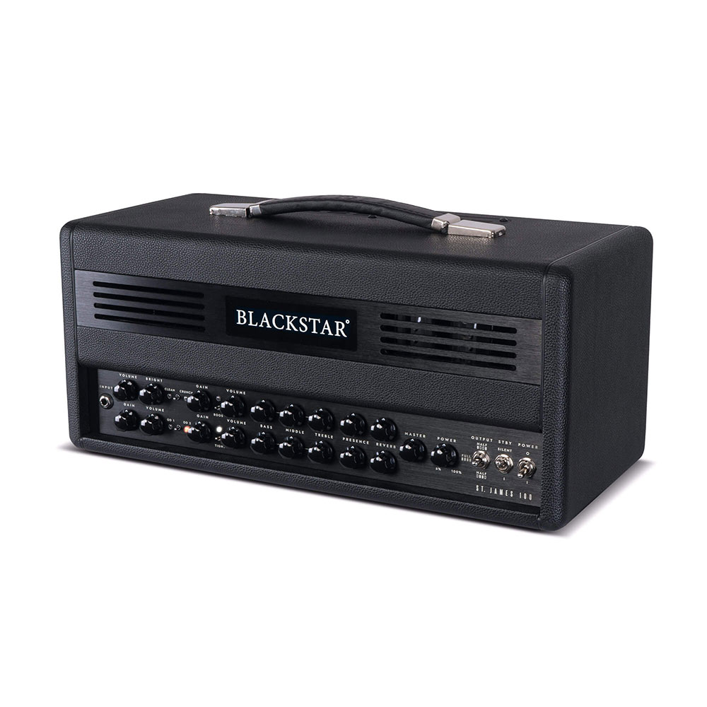 BLACKSTAR ST.JAMES 100 HEAD 100Wヘッド 6L6×2/EL34×2の真空管搭載 軽量 真空管アンプ ギターアンプ ヘッド 全体
