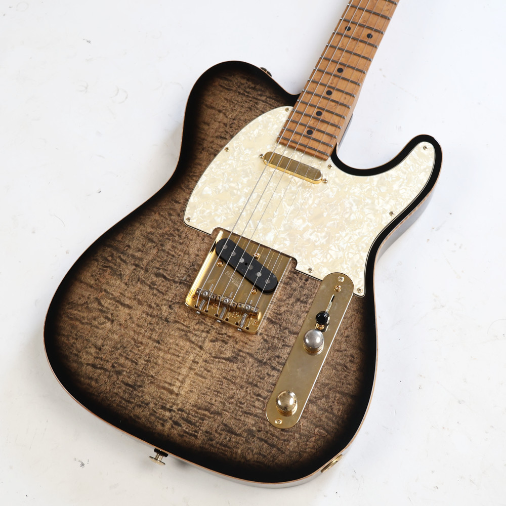 【中古】 エレキギター Suhr Classic T Deluxe Flame Maple Top Trans Charcoal Burst 2019年製 サー クラシックT (TLスタイル) Roasted BirdsEye Mapleネック ボディトップ