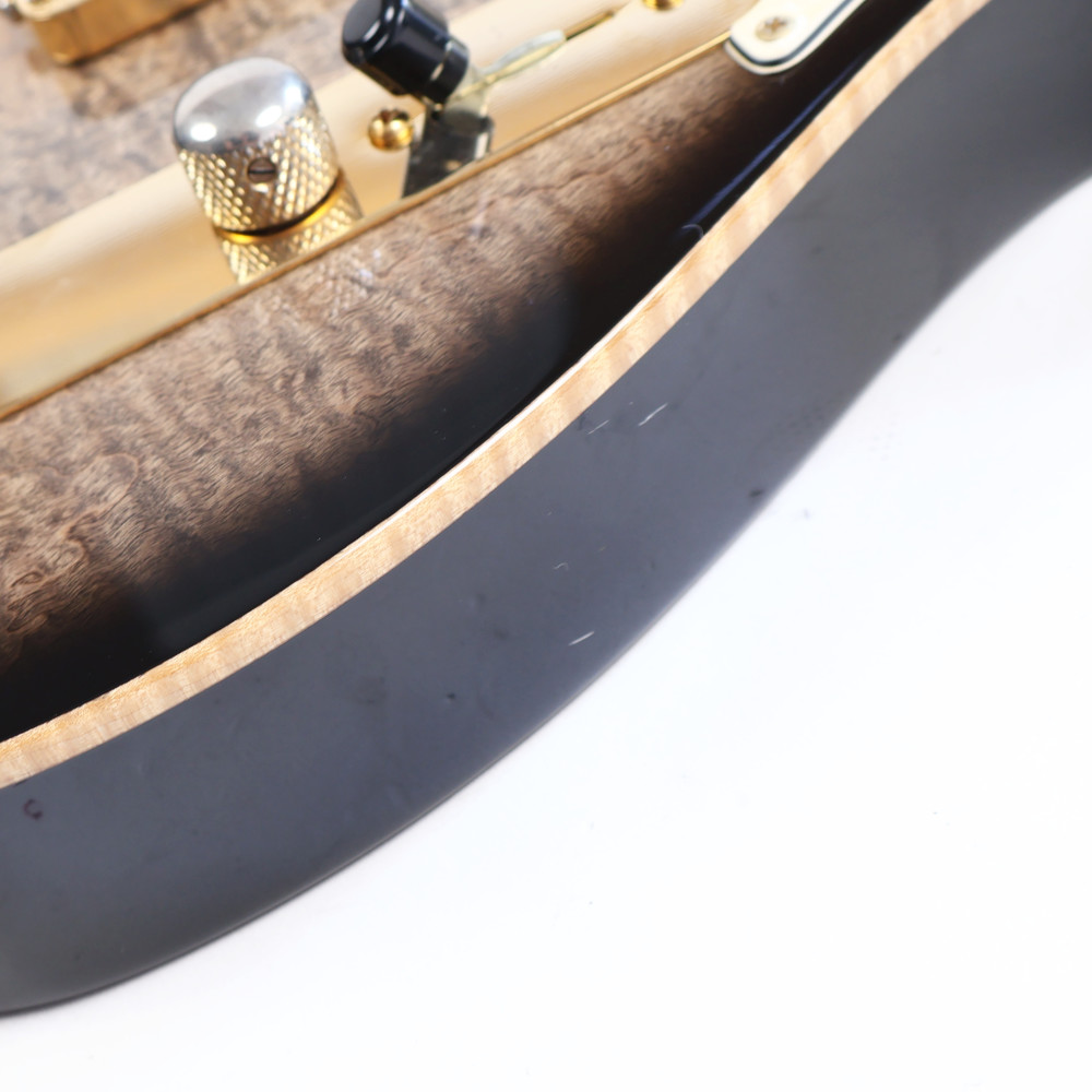 【中古】 エレキギター Suhr Classic T Deluxe Flame Maple Top Trans Charcoal Burst 2019年製 サー クラシックT (TLスタイル) Roasted BirdsEye Mapleネック 傷