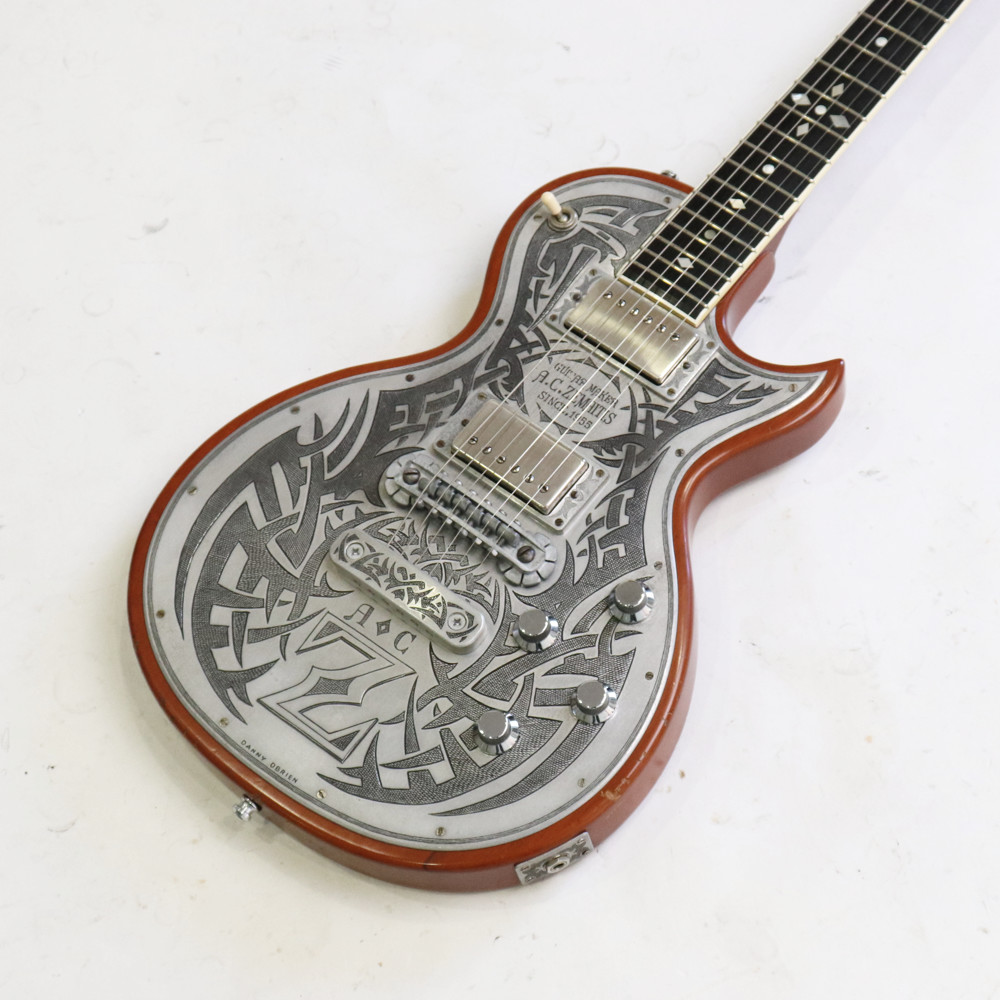 【中古】 エレキギター Zemaitis Tony’s Collection S22MT TRIBAL TATTOO 2 ぜマイティス メタルフロント トライバルタトゥー2 ボディトップ