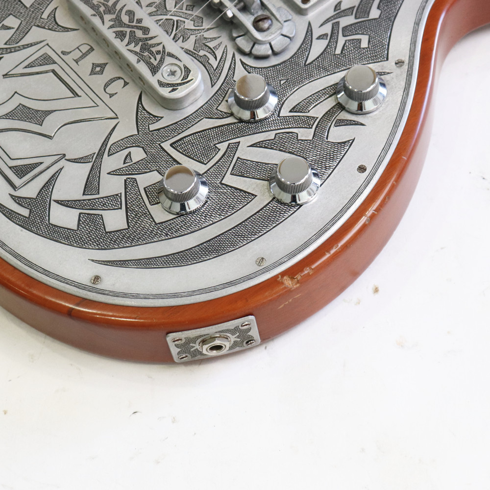 【中古】 エレキギター Zemaitis Tony’s Collection S22MT TRIBAL TATTOO 2 ぜマイティス メタルフロント トライバルタトゥー2 傷