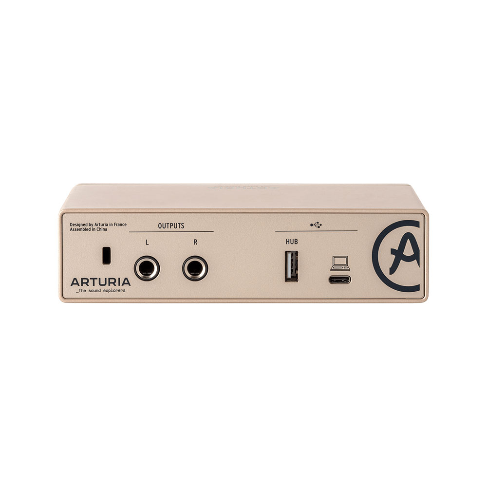ARTURIA MINIFUSE 1 Champagne オーディオインターフェイス ミニフューズ シャンパーニュ 背面