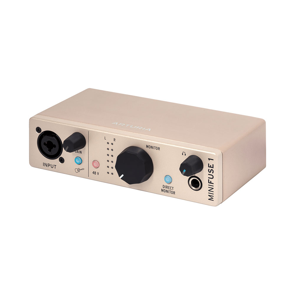 ARTURIA MINIFUSE 1 Champagne オーディオインターフェイス ミニフューズ シャンパーニュ 全体