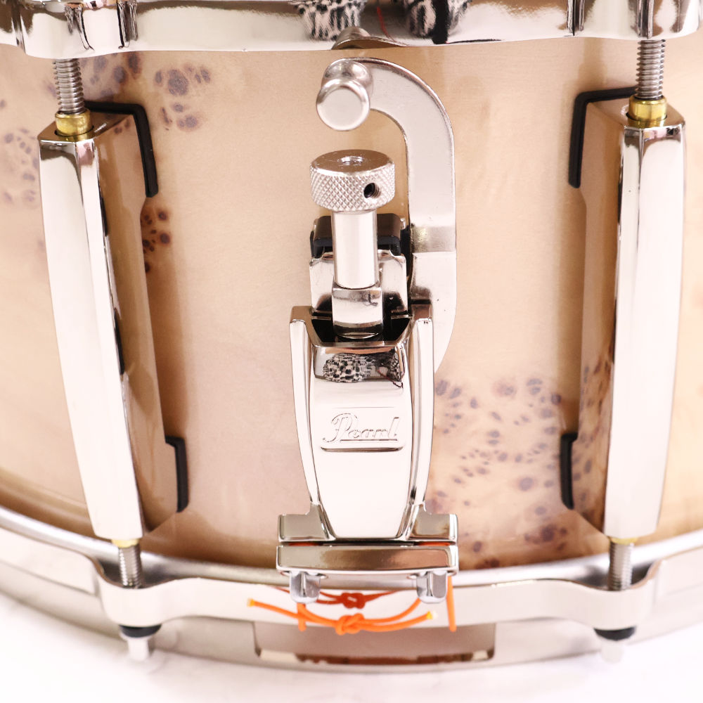 Pearl パール MWAC1465S Masterworks Z-type Oak w/Mappa Burl 14×6.5 スネアドラム ストレイナー