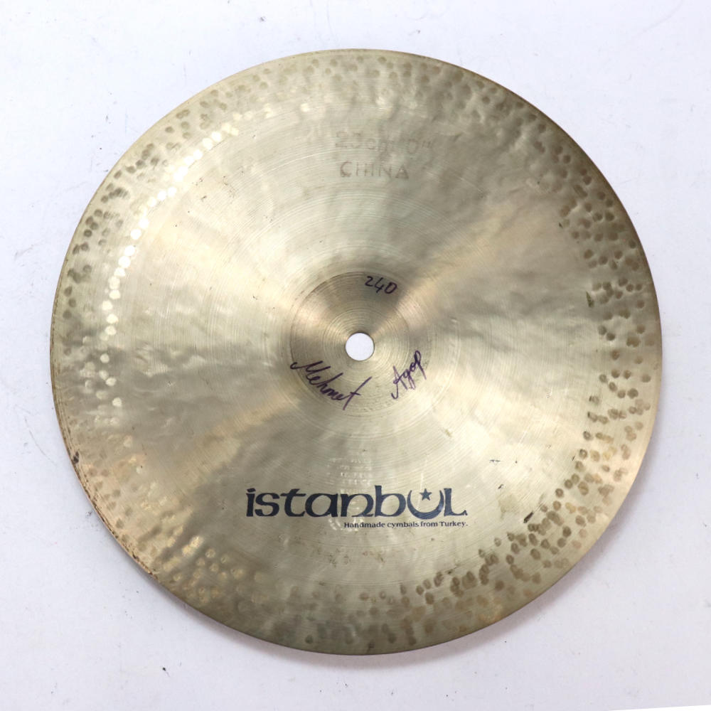 【中古】チャイナスプラッシュシンバル イスタンブール istanbul CHINA 10インチ 裏面画像