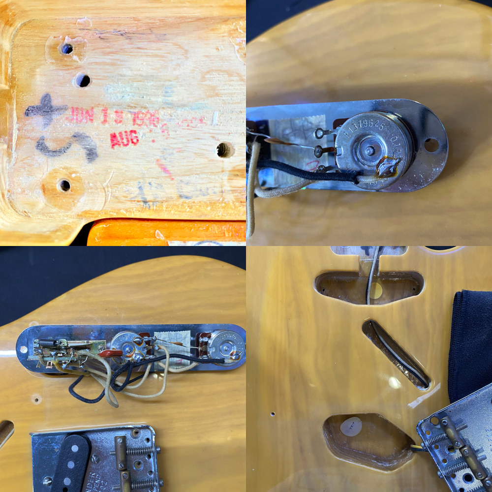 【中古】 エレキギター Fender USA ’52 Telecaster Vintage Butterscotch Blonde 1996年製 ビンテージ配線(モコモコ配線) フェンダー テレキャスター US Vintageシリーズ ビンテレ ネックポケット
