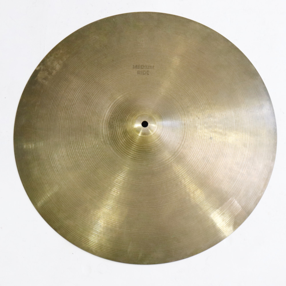 【中古】 ライドシンバル ジルジャン ZILDJIAN A Zildjian MEDIUM RIDE 20インチ 70s〜80s ビンテージシンバル