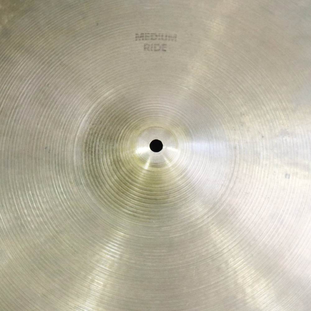 【中古】 ライドシンバル ジルジャン ZILDJIAN A Zildjian MEDIUM RIDE 20インチ 70s〜80s ビンテージシンバル ホール