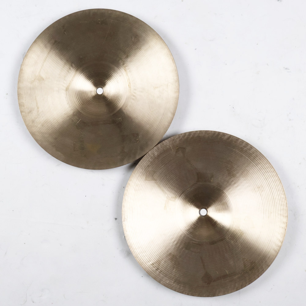 【中古】 ハイハットシンバル ペア ジルジャン ZILDJIAN A Zildjian SPECIAL RECORDING HIHAT 12インチ ペア 本体画像 裏