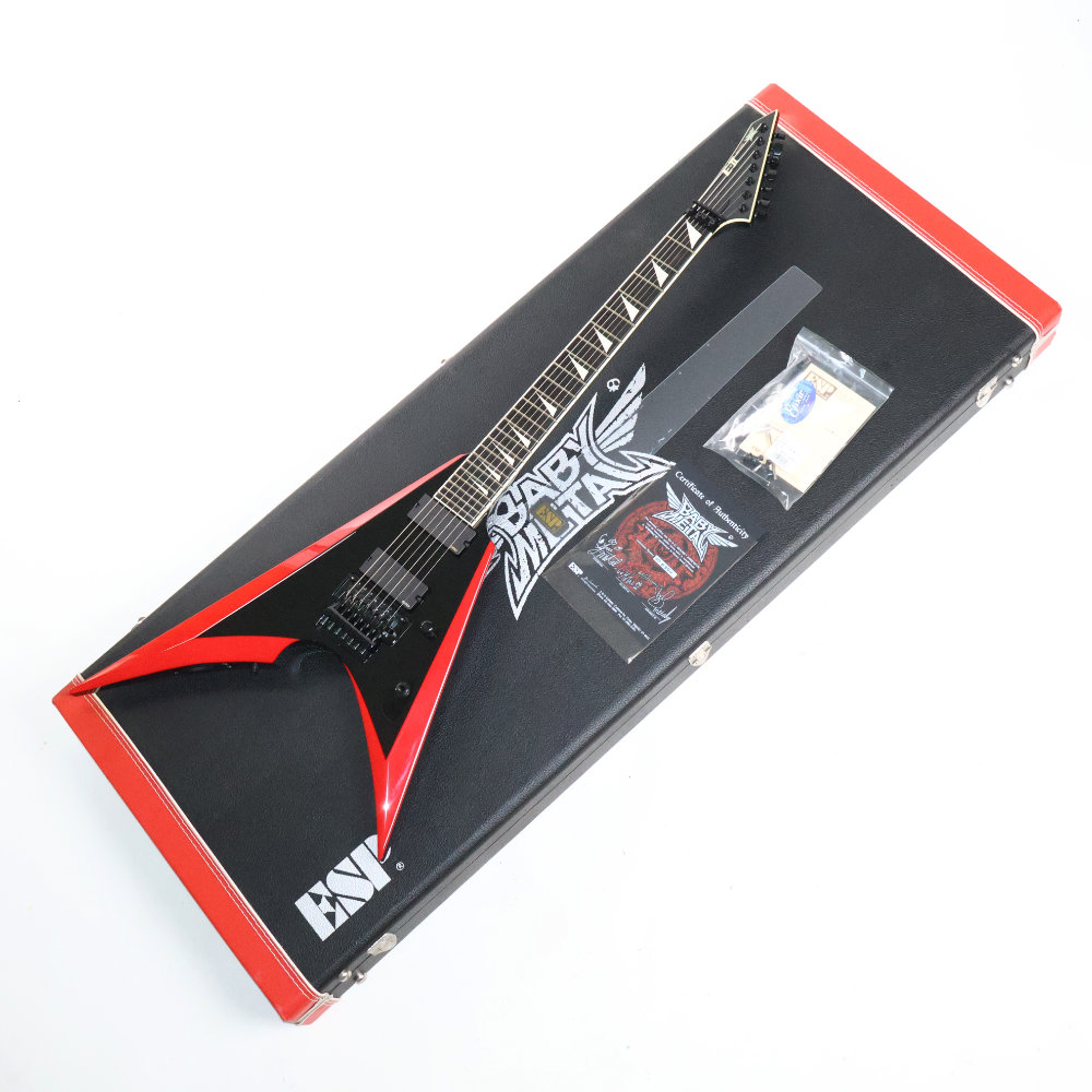 【中古】 ESP E-II 7弦エレキギター Arrow-7 BABYMETAL BK/RED べビーメタル アロウ7
