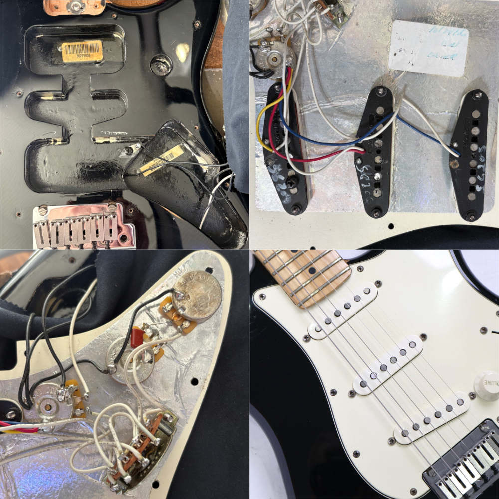 【中古】 Fender フェンダー AMERICAN STRATOCASTER BLACK 2006年製 AMERICAN STANDRD ストラトキャスター エレキギター 詳細画像