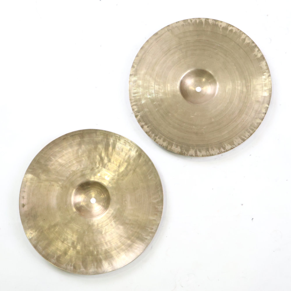 【中古】 合わせシンバル ジルジャン ZILDJIAN K Zildjian CONSTANTINOPLE 約12.6インチ ペア ビンテージシンバル 裏面画像