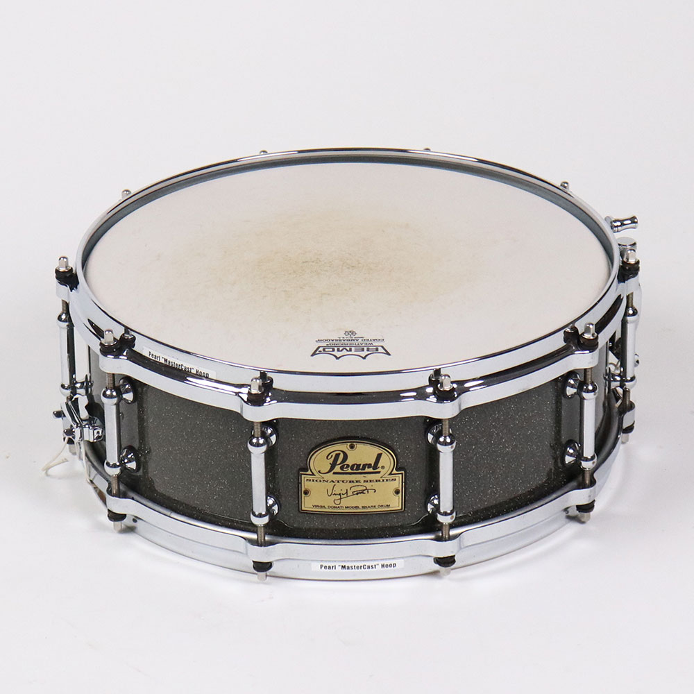 【中古】 ヴァージル・ドナティ シグネチャー スネアドラム パール Pearl VG1450 Virgil Donati Signature 14×5