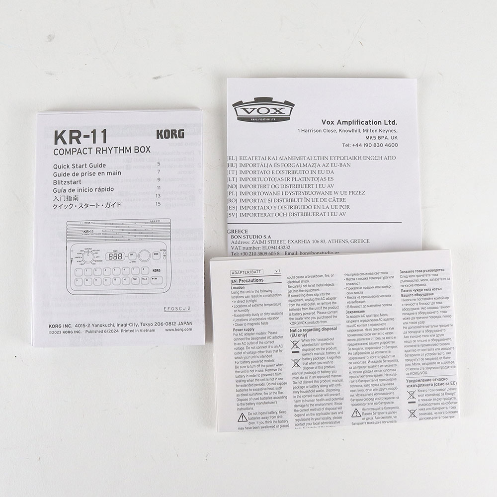 【中古】 リズムマシン リズムボックス コルグ KORG KR-11 リズム ボックス 付属品