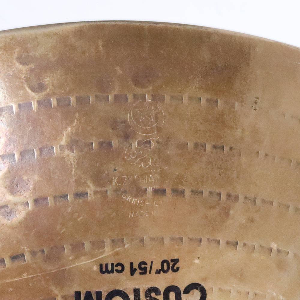 【中古】 ライドシンバル ジルジャン ZILDJIAN K.Zildjian K Custom Ride 20インチ ライドシンバル 80s〜90s シリアル