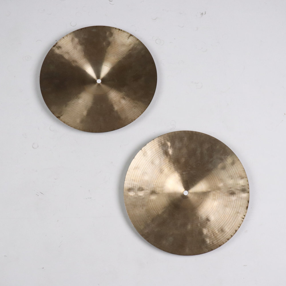 【中古】 ハイハットシンバル ペア マイネル MEINL Byzance Extra Dry Series HiHat 13インチ ペア 裏面