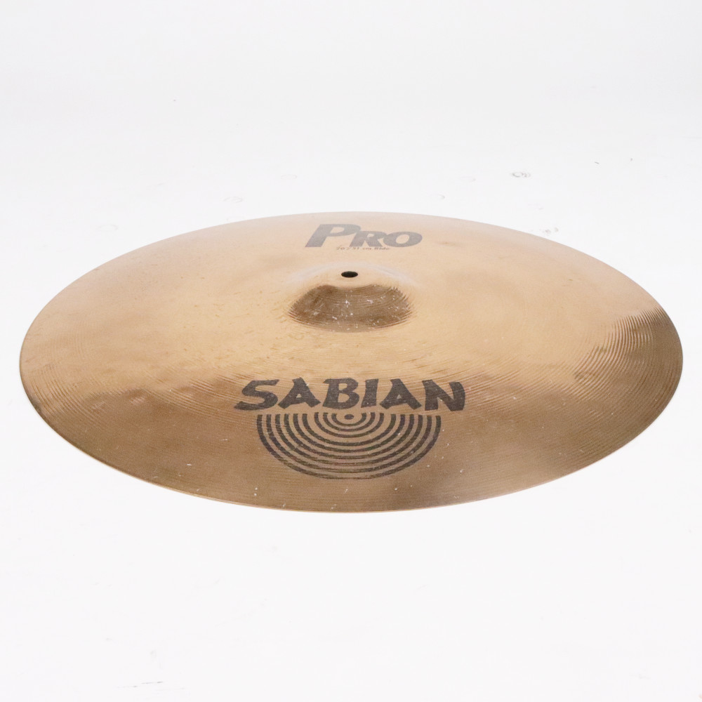 【中古】 ライドシンバル セイビアン SABIAN PRO Ride 20インチ 本体画像 斜め