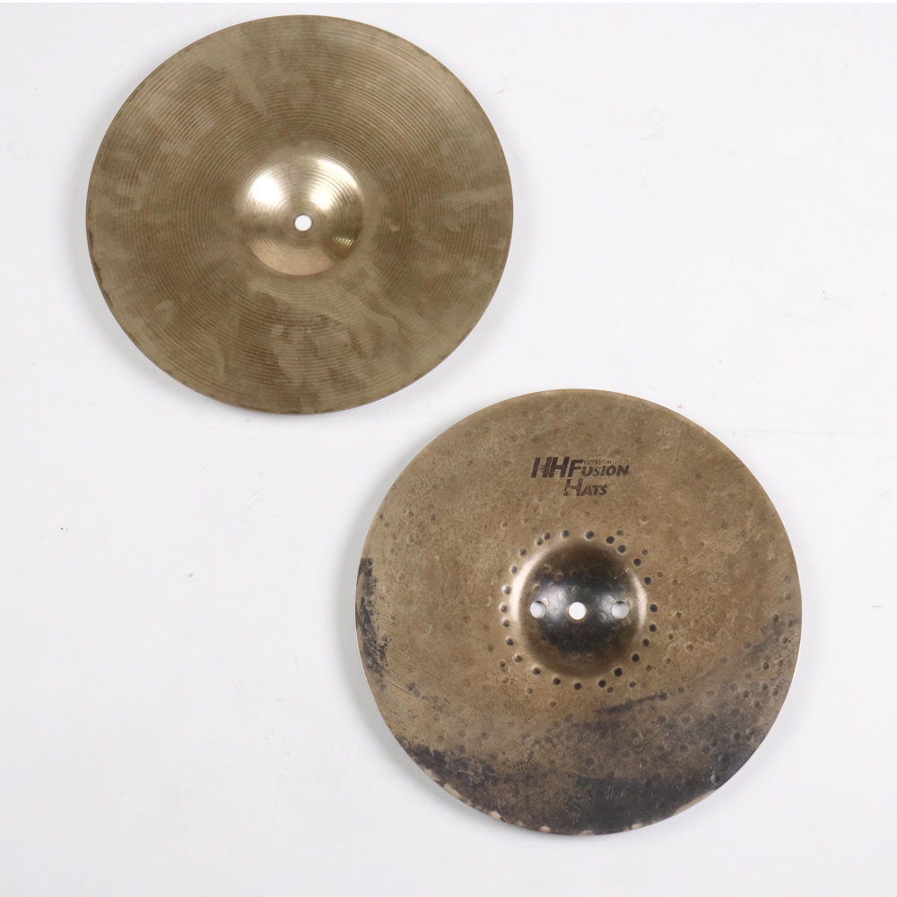 【中古】 ハイハットシンバル ペア セイビアン SABIAN AA FUSION HATS 13インチ ペア 裏面