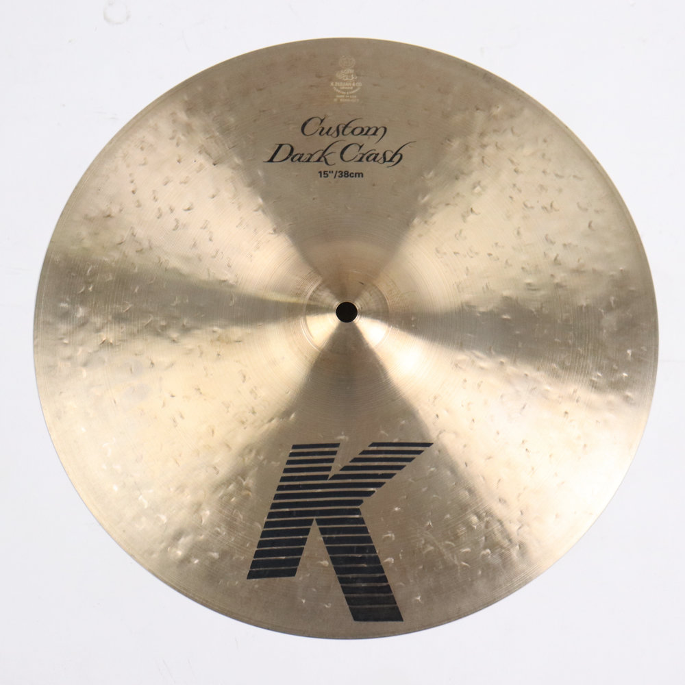 【中古】 クラッシュシンバル ジルジャン ZILDJIAN K.Zildjian Custom Dark Crash 15インチ