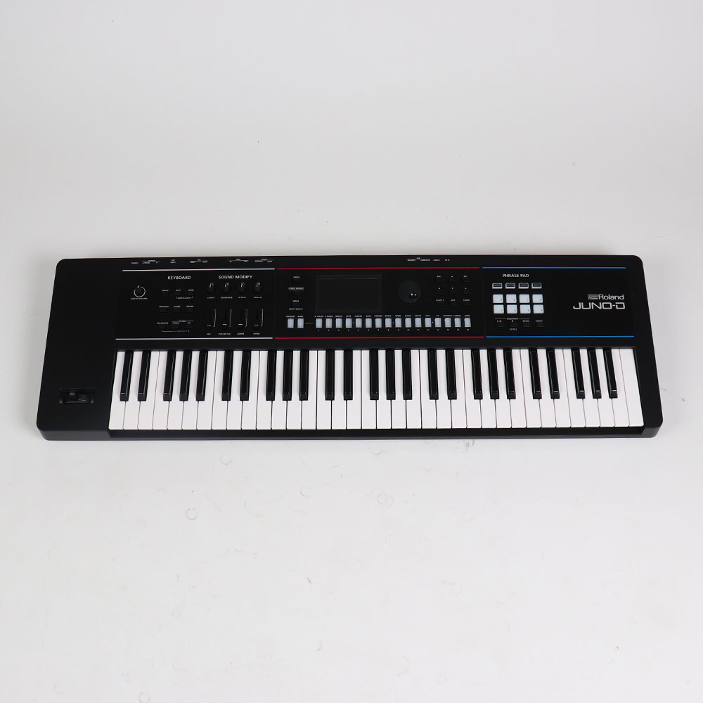 【中古】 シンセサイザー ローランド ROLAND JUNO-D6 ジュノ 61鍵盤 正面