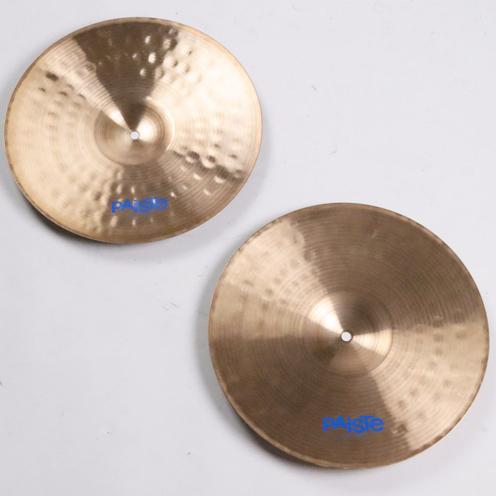 【中古】 ハイハットシンバル ペア パイステ PAISTE 2000 MEDIUM HI-HAT(TOP) HEAVY HI-HAT(BOTTOM) 14インチ ペア 裏面