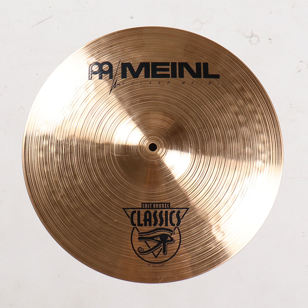 【中古】 クラッシュシンバル マイネル MEINL Classics Thin Crash 16インチ クラッシュシンバル