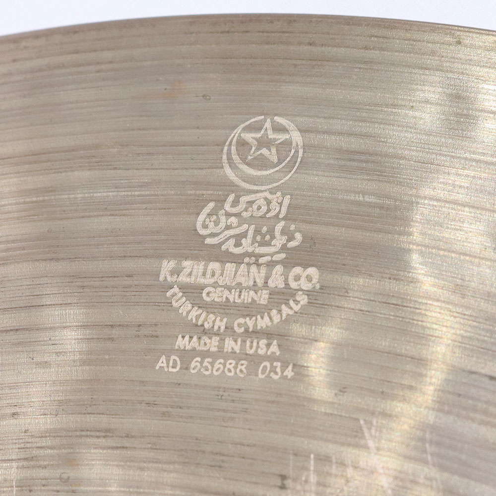 【中古】 クラッシュシンバル ジルジャン ZILDJIAN K Constantinople CRASH 16インチ 刻印