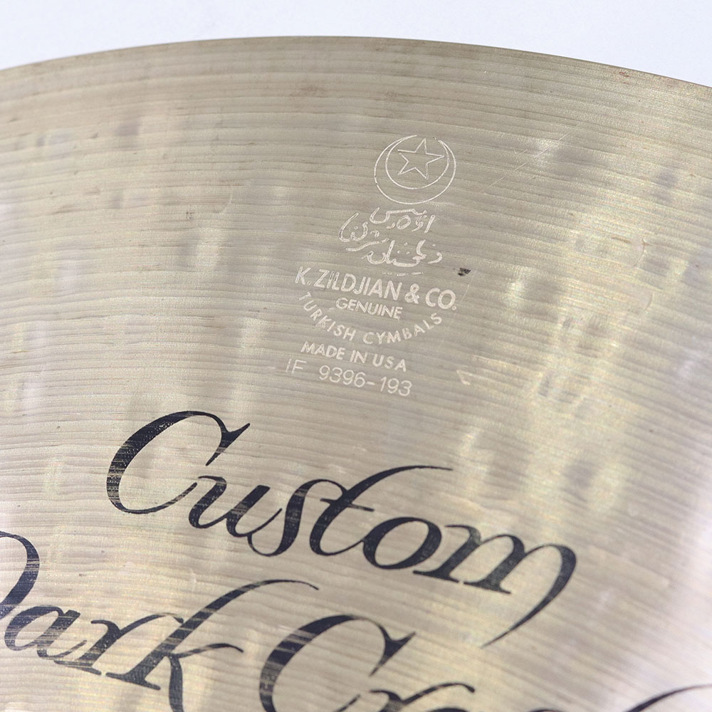 【中古】 クラッシュシンバル ジルジャン ZILDJIAN K.Zildjian Custom Dark Crash 16インチ 刻印