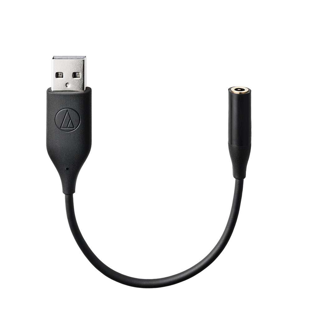 AUDIO-TECHNICA オーディオテクニカ ATH-M20xSTS ストリーミングヘッドセット PC/モバイル用変換アダプター(φ3.5mm / USB Type-A)