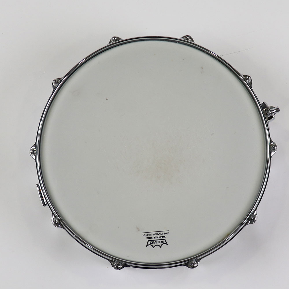 【中古】 スネアドラム パール Pearl B-6514C SensiTone Chrome Over BRASS Custom Alloy 14x5 ブラスシェル 打面