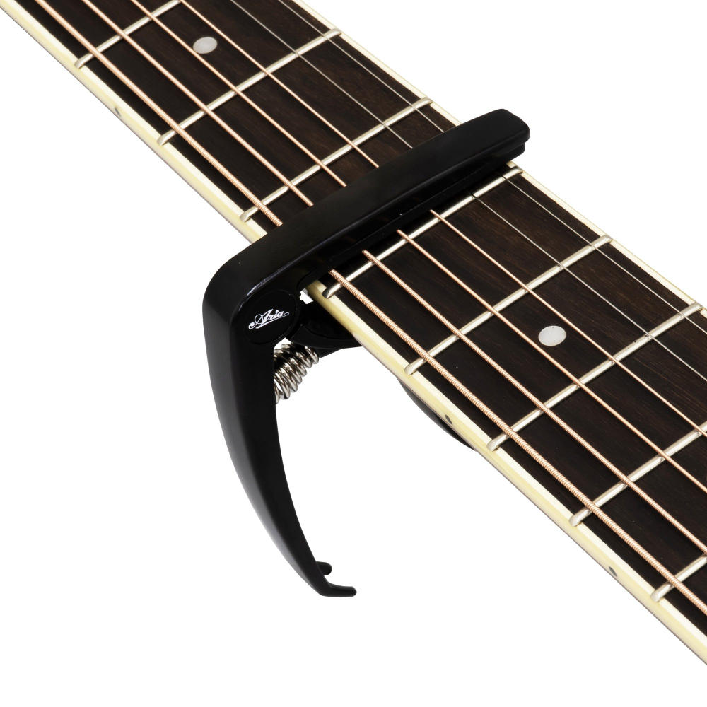 ARIA アリア AGC-15 Black ギター カポタスト 本体画像