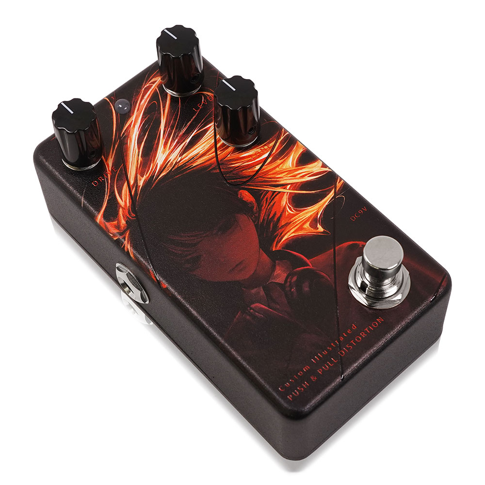 Animals Pedal アニマルズペダル Custom Illustrated PPDS たゆめる #01 ディストーション ギターエフェクター 全体