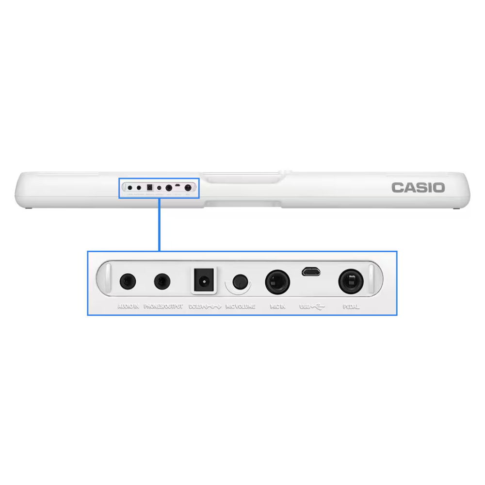 CASIO カシオ Casiotone LK-350 61鍵盤 光ナビゲーションキーボード カシオトーン 光る鍵盤 インサート 
