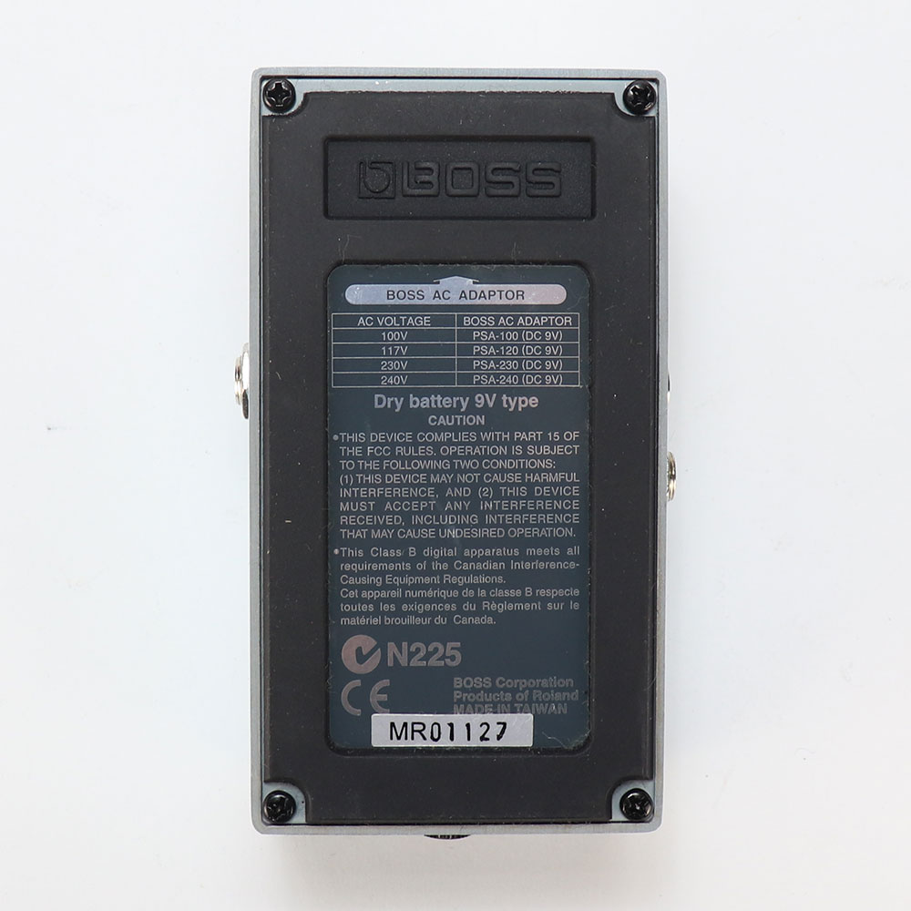 【中古】コーラスアンサンブル エフェクター BOSS CE-5 Chorus Ensemble ギターエフェクター 裏面