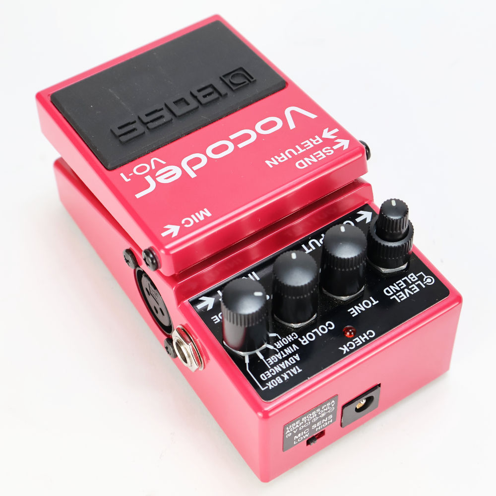 【中古】ボコーダー エフェクター BOSS VO-1 Vocoder ボコーダー エフェクター 本体画像 斜め 