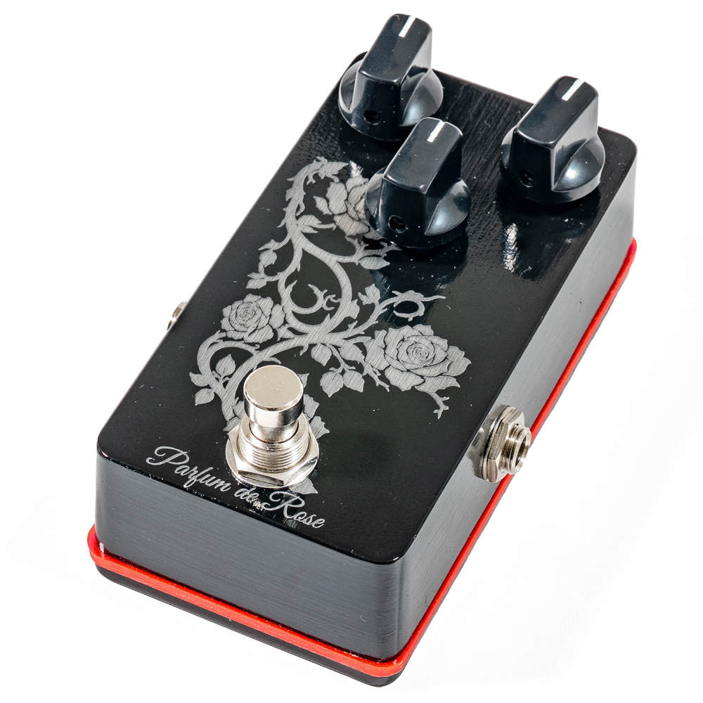 Electric Town Exit エレクトリックタウンエグジット Parfum de Rose HIZAKI SIGNATURE MODEL オーバードライブ ギターエフェクター フロント斜めアングル画像