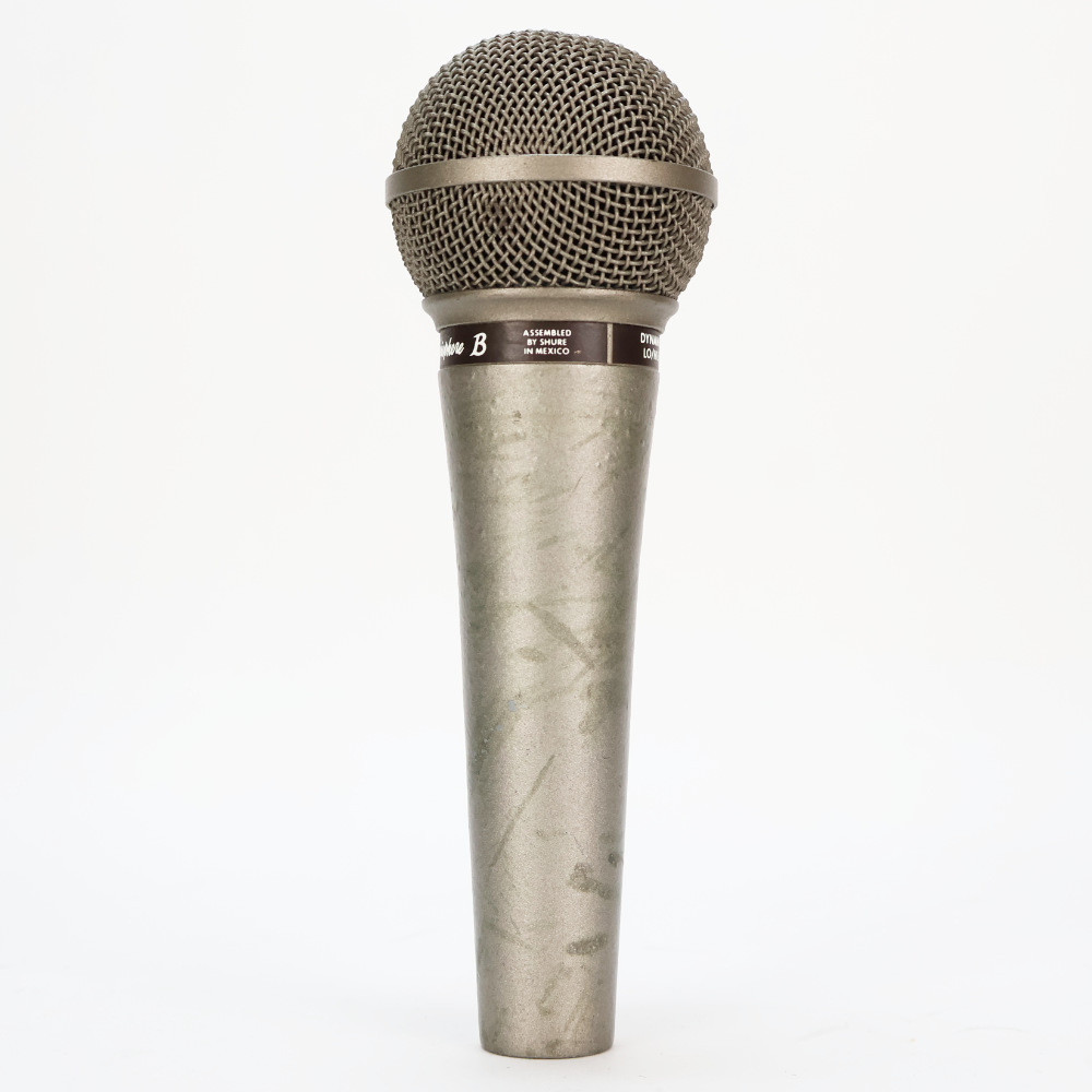 【中古】 マイクロフォン SHURE 588SD ダイナミックマイク シュアー 本体画像 裏 