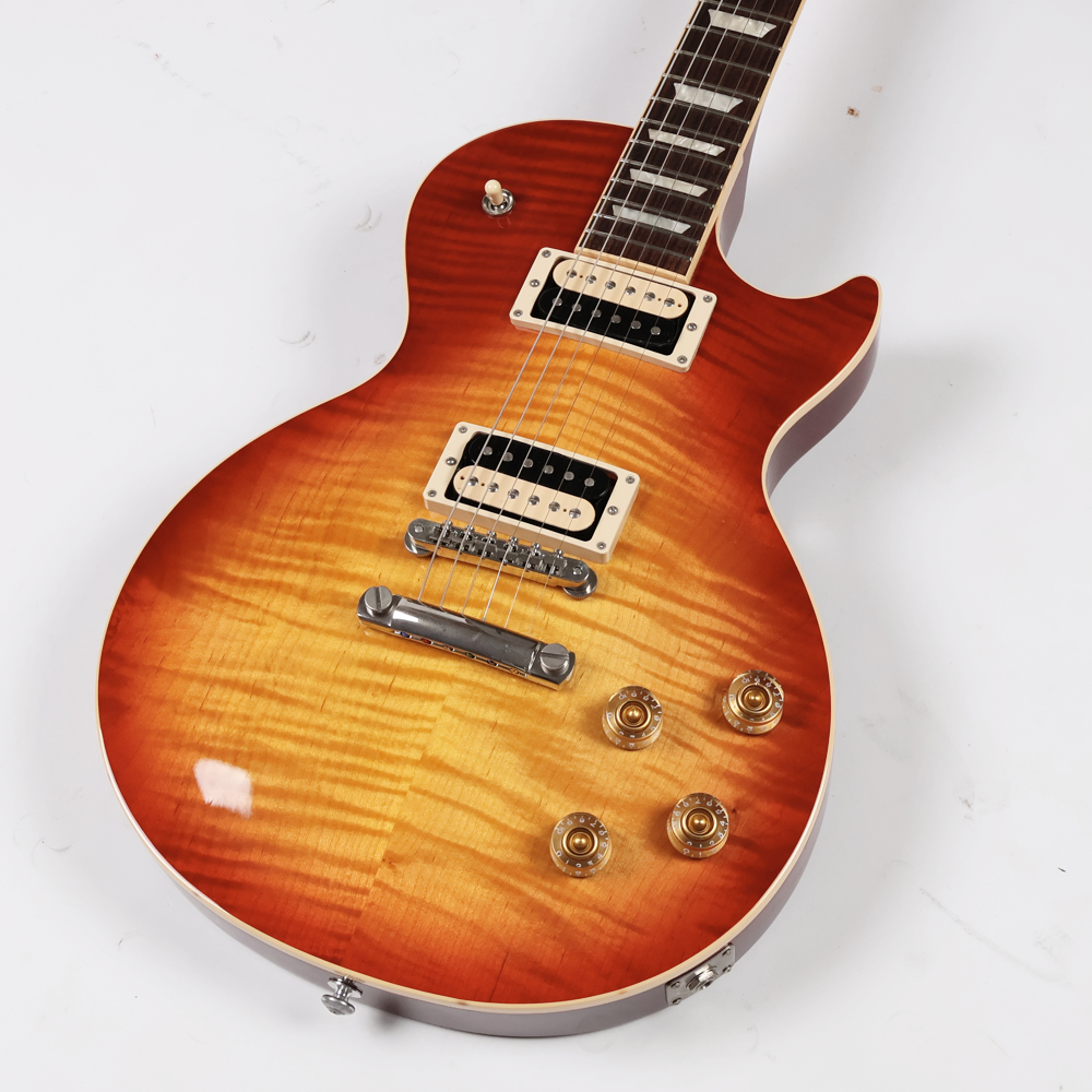 【中古】 エレキギター Gibson Les Paul Classic Figuard Top Heritage Sunburst 2016年製 57 Classic/57 Classic+ピックアップ搭載 Groverロッキングチューナー採用 ボディトップ