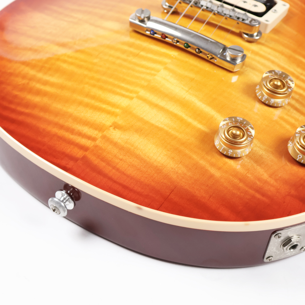 【中古】 エレキギター Gibson Les Paul Classic Figuard Top Heritage Sunburst 2016年製 57 Classic/57 Classic+ピックアップ搭載 Groverロッキングチューナー採用 色移り