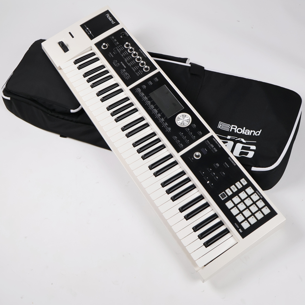 【中古】 ROLAND ローランド FA-06-SC Music Workstation シンセサイザー 限定ホワイトカラー