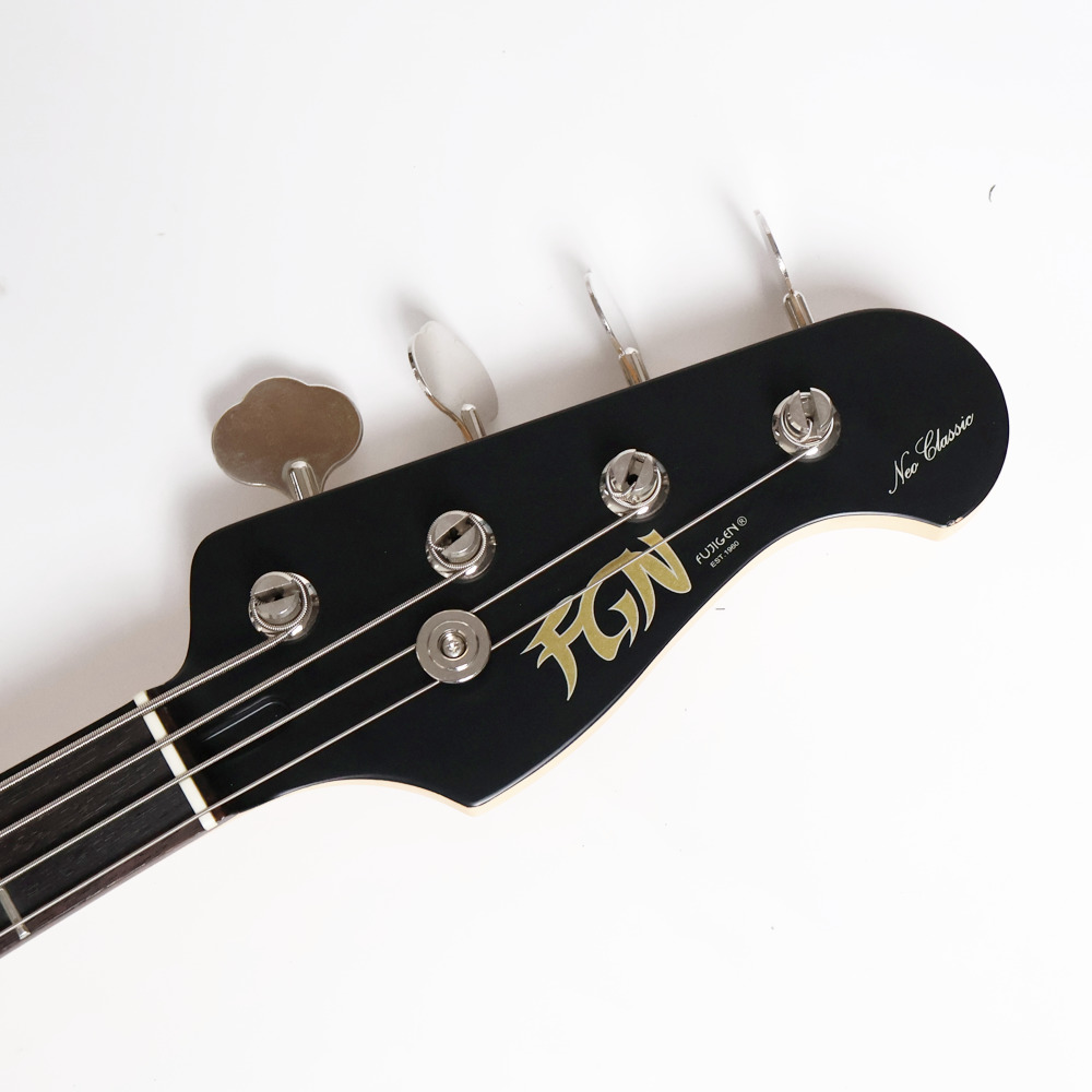 【中古】 FUJIGEN フジゲン FGN Neo Classic KNJB10RBD Matte Black 2019年製 ジャズベースタイプ マッチングヘッド エレキベース ヘッド